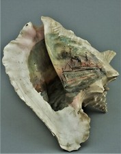 Muschel Gemälde Schiff Meer