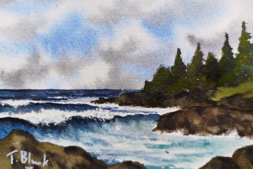 Original aquarell an - -,