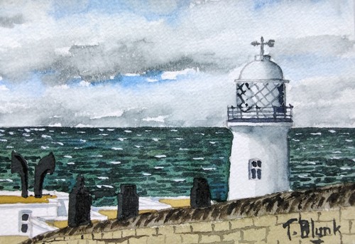 Original aquarell pendeen - original,