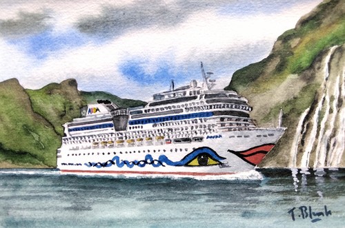 Original aquarell - original,
