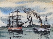 ORIGINAL AQUARELL -