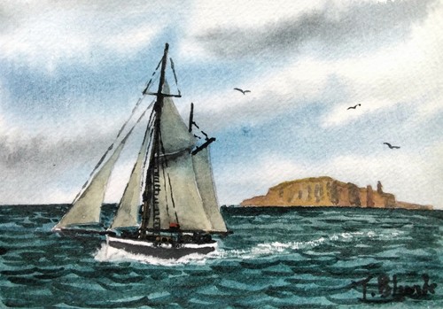 Original aquarell - original,