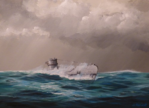 Acrylbild 30x40cm boot typ - 30x40cm,