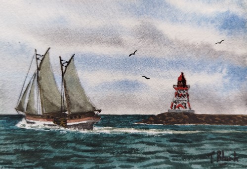 Original aquarell - original,