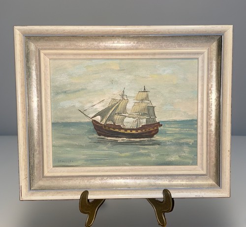 Vintage maritimes ölgemälde - maritimes,