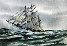 ORIGINAL AQUARELL -