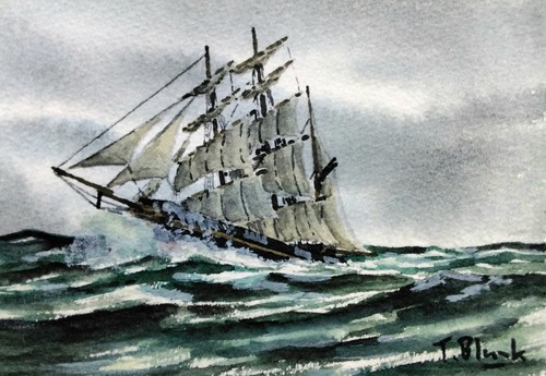 Original aquarell - original,