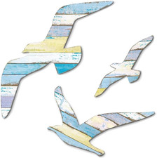 Maritime Deko Möwen Strand