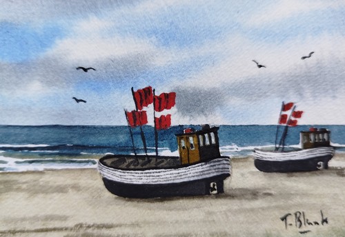 Original aquarell - aquarell,
