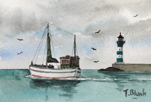 Original aquarell - aquarell,