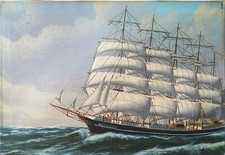 Antique oilpainting danish