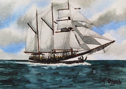 Original aquarell - original,