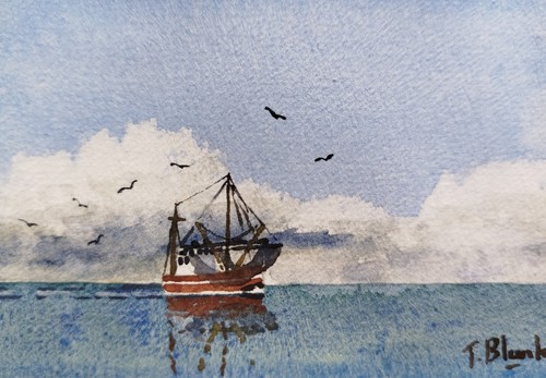Original aquarell - original,