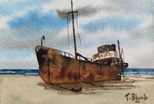 ORIGINAL AQUARELL - Altes