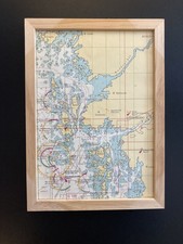 original historische Seekarte