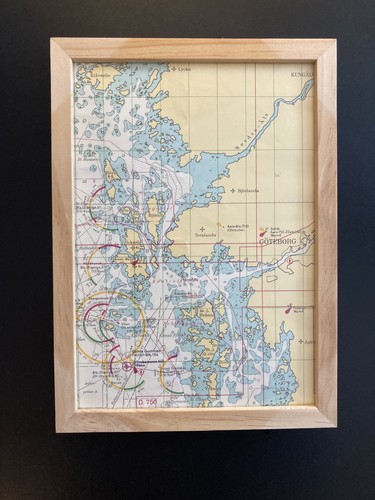 Original historische seekarte - original,