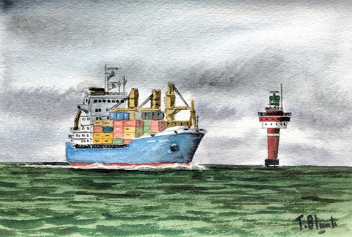 Original aquarell - aquarell,