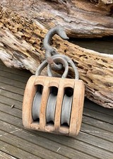 Vintage Teakholz Maritimer